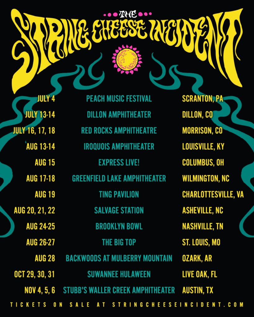 String Cheese Set List Asheville Nc 2023 New Dates Added To Sci's Summer Tour! | The String Cheese Incident