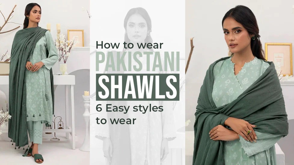 How to Wear Pakistani Shawls 6 Easy Styles to Wear String & Thread