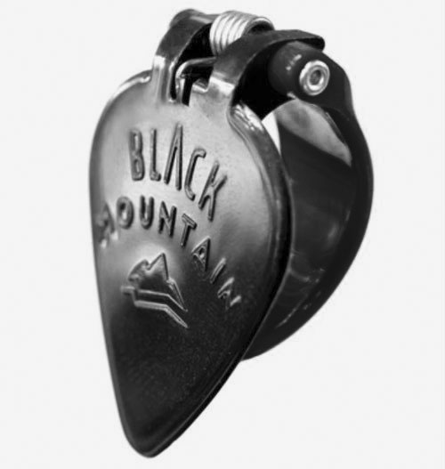 Black Mountain Spring Loaded Thumb Pick, Black Heavy, Left Handed