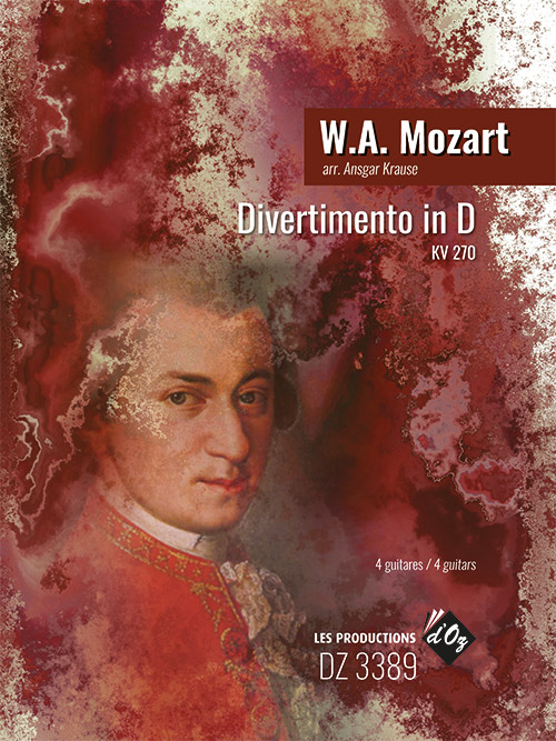 Mozart Divertimento in D, KV 270 Arr. Krause for 4 guitars