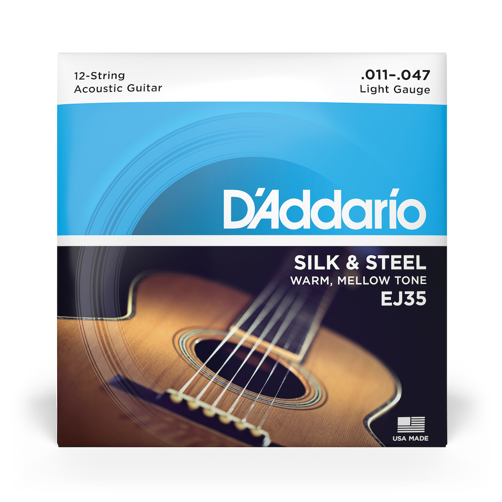 D'Addario EJ35 Silk & Steel 12String Folk, 1147