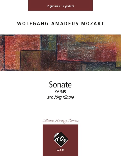 Mozart Sonate Kv 545 for 2 guitars