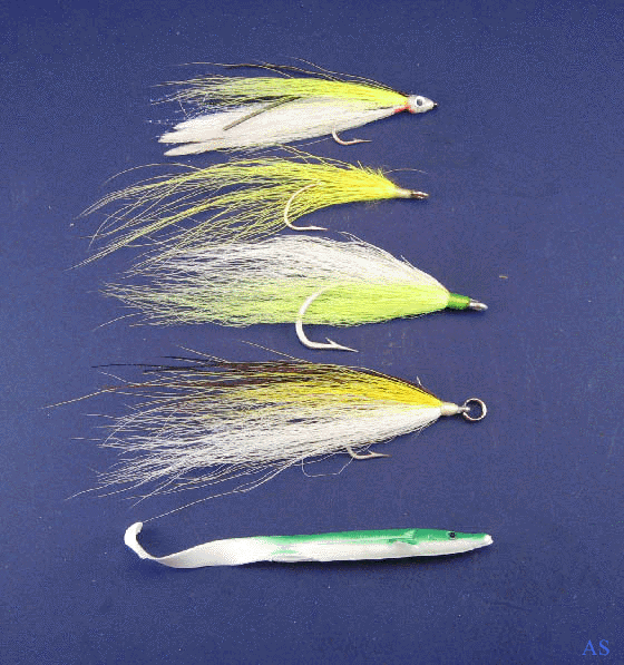 Teaser Flies and Lures For Striped Bass Fishing