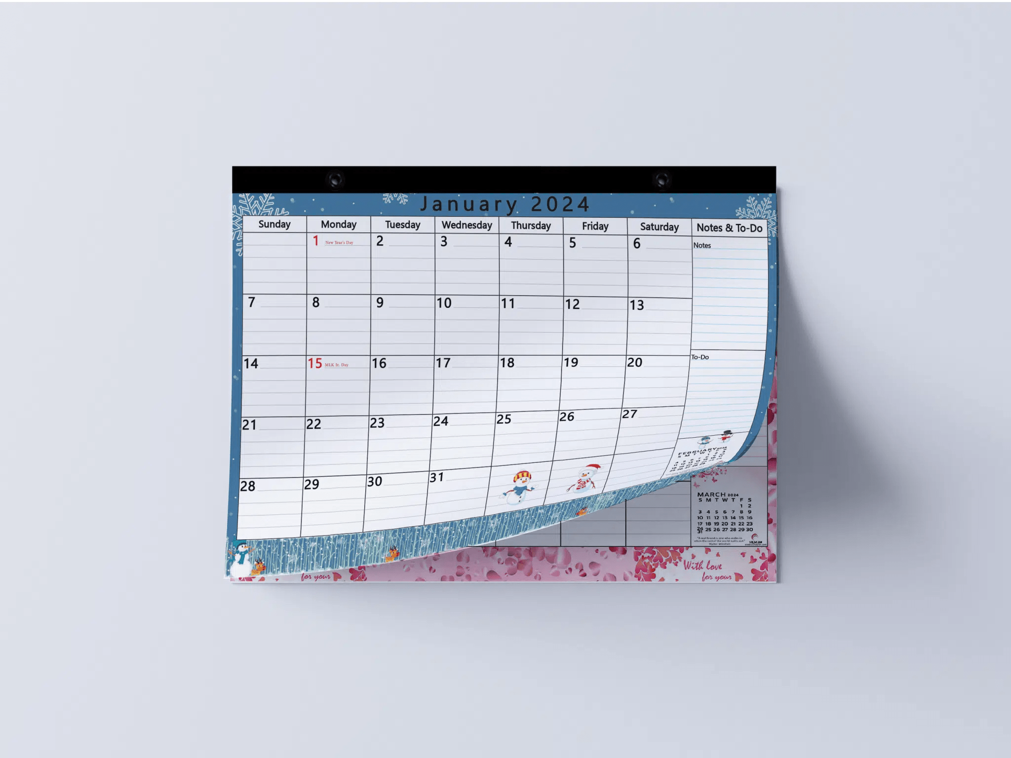 Large Calendar For Fridge 20242025 StriveZen