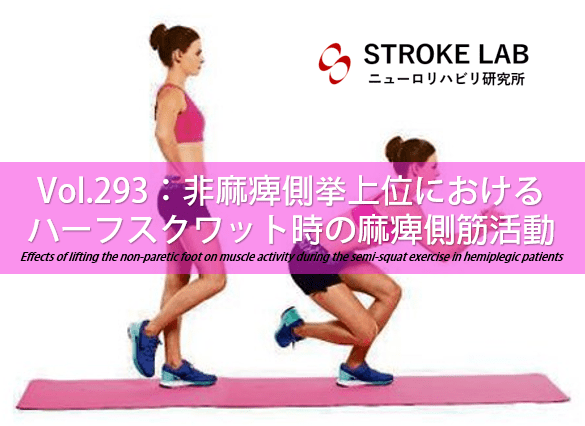 ハーフスクワット】の正しいやり方！フルスクワットとの違いも！ - Youtube Vol.293：非麻痺側挙上位のハーフスクワット時の麻痺側筋活動 脳卒中/脳梗塞のリハビリ論文サマリー |