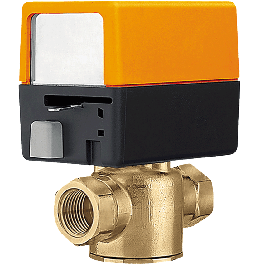 Belimo ZONE215N35+ZONE24NCS, Zone Valve .5in 2w On/Off inlb 24v 30