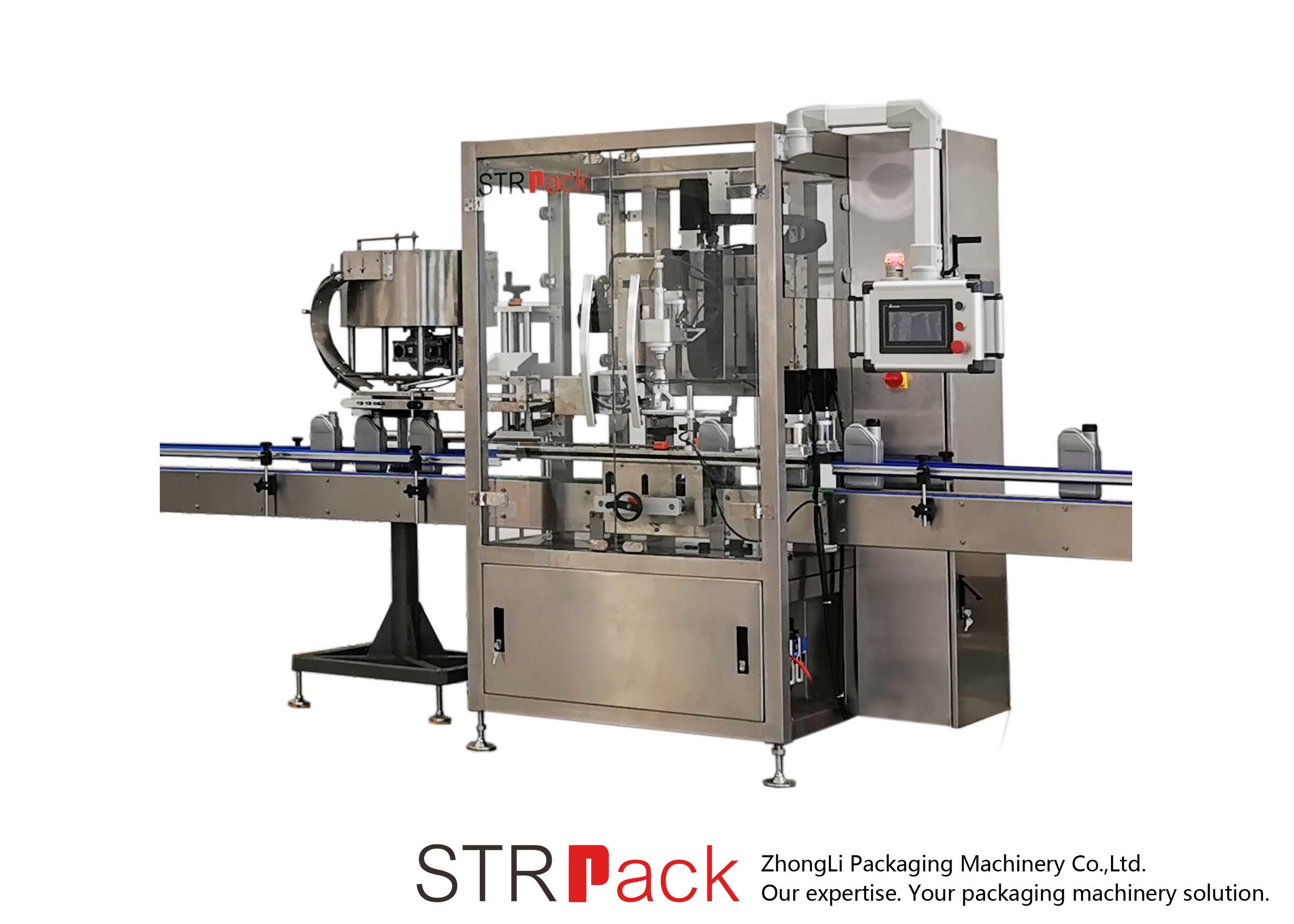 Automatic Continuous Capping Machine Strpack