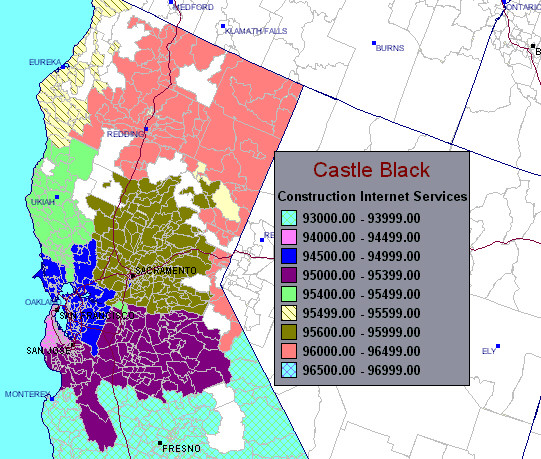 Monterey California Zip Code Map