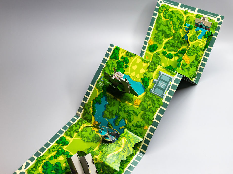 Central Park Conservancy Dimensional Mailer Structural Graphics