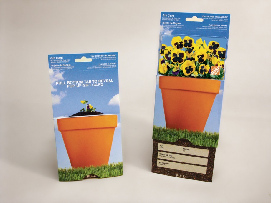 Home Depot Flower Pot Gift Card Holder