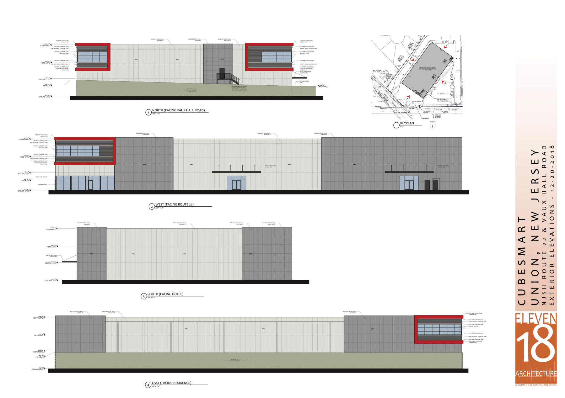 20181220 CubeSmart Union, NJ Exterior Elevations.pdf Structure