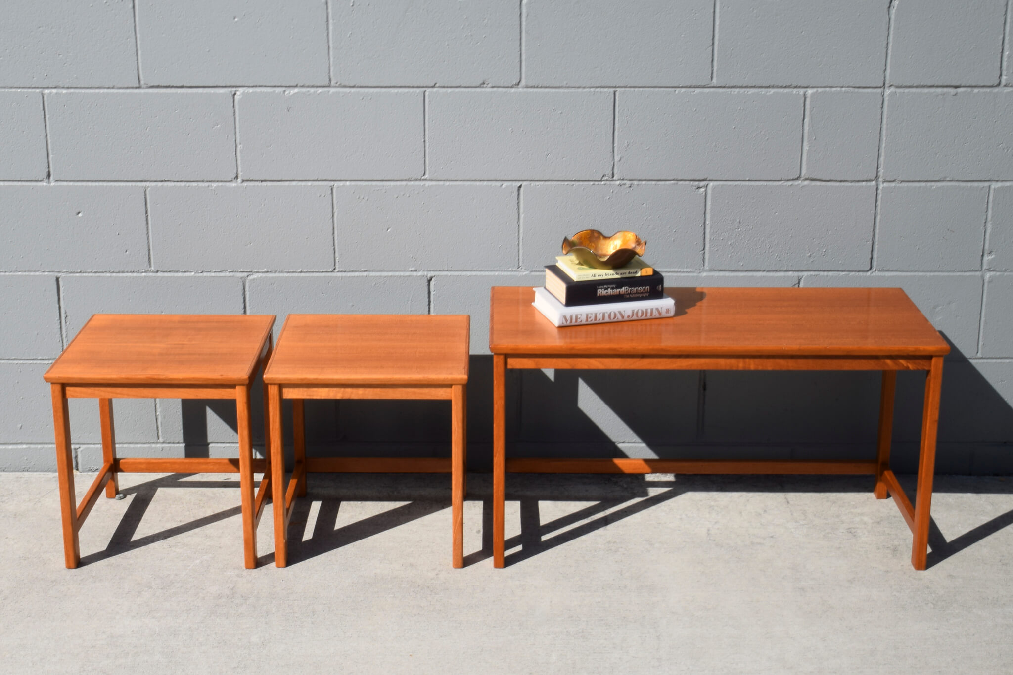 Parker Long Set of Nesting Tables (Circa 1987) Structured Rebellion