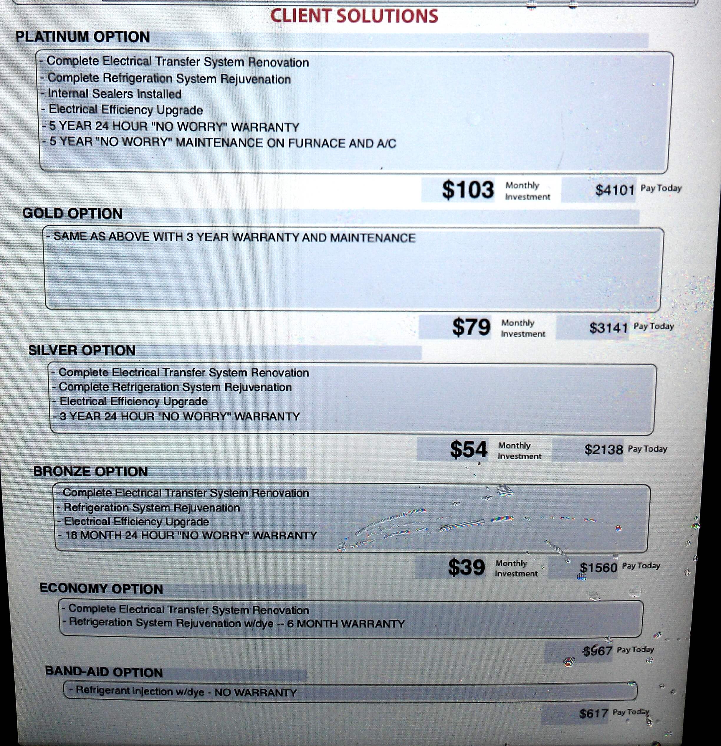 Beware of the Cheap AC TuneUp