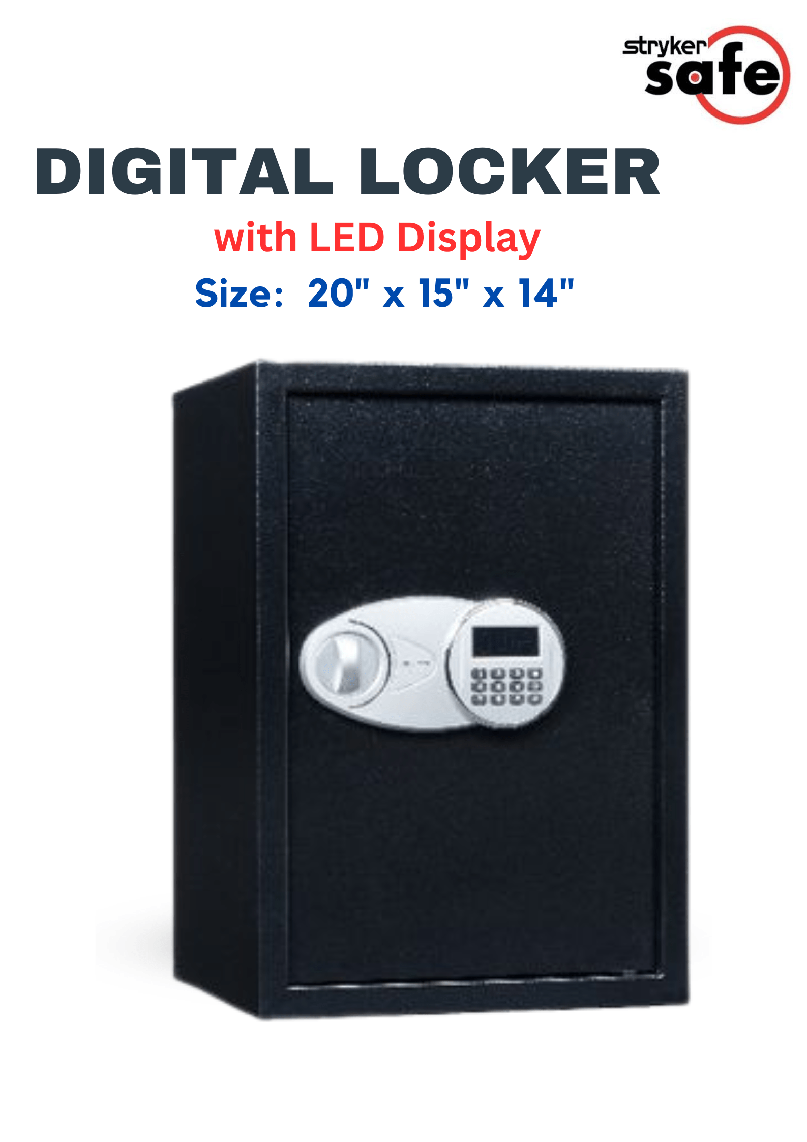 Large Digital Home Safe Black Cash Safe Locker in Pakistan, Security