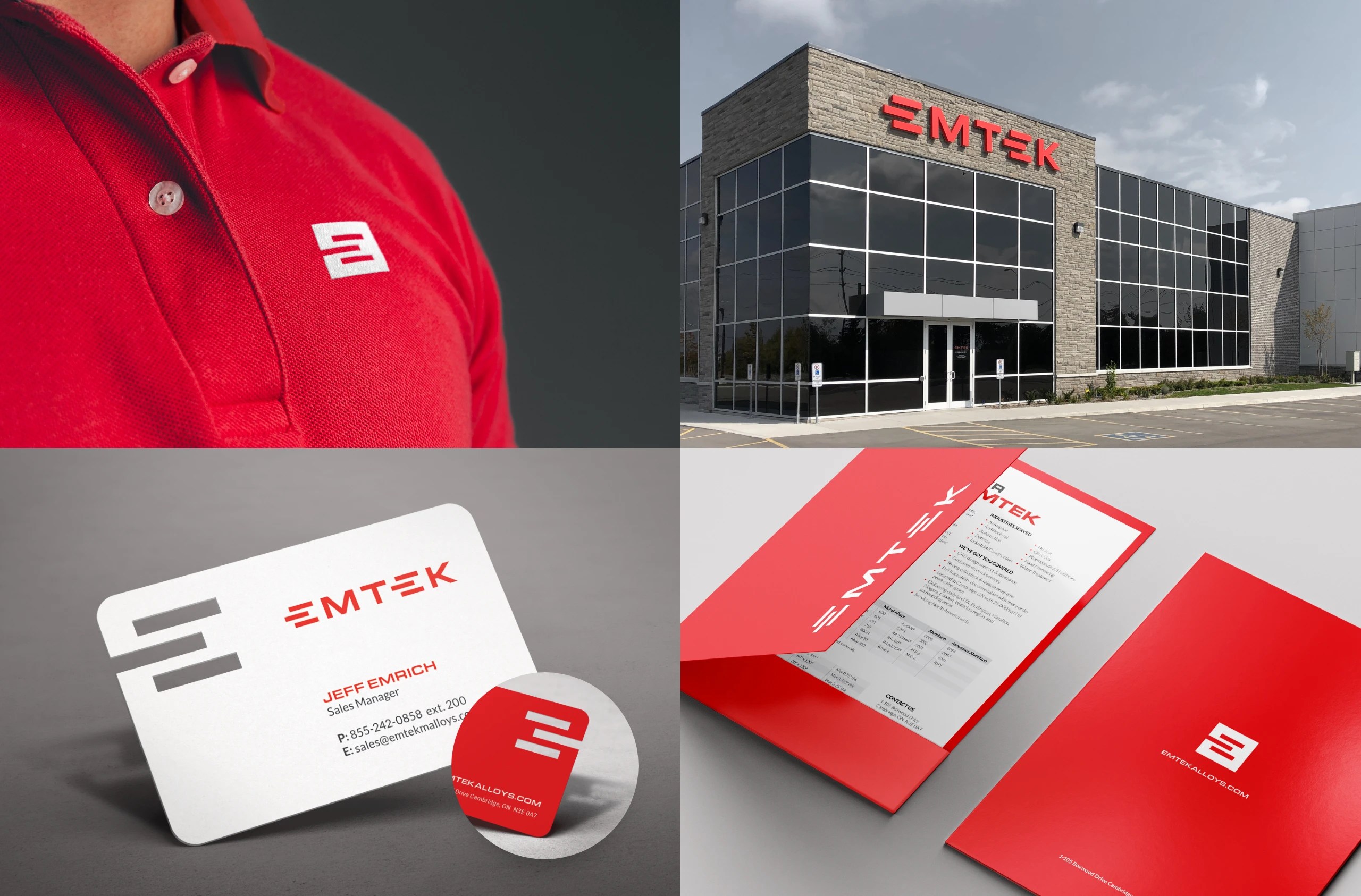 Designing Emtek's modern website and brand identity