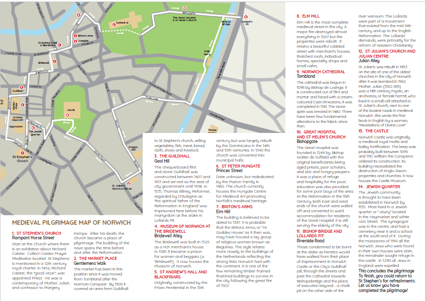 The Pilgrimage of Medieval Norwich St Stephens