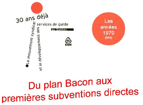 Les années 1970 (2e partie) Syndicat des travailleuses et travailleurs en petite enfance de la