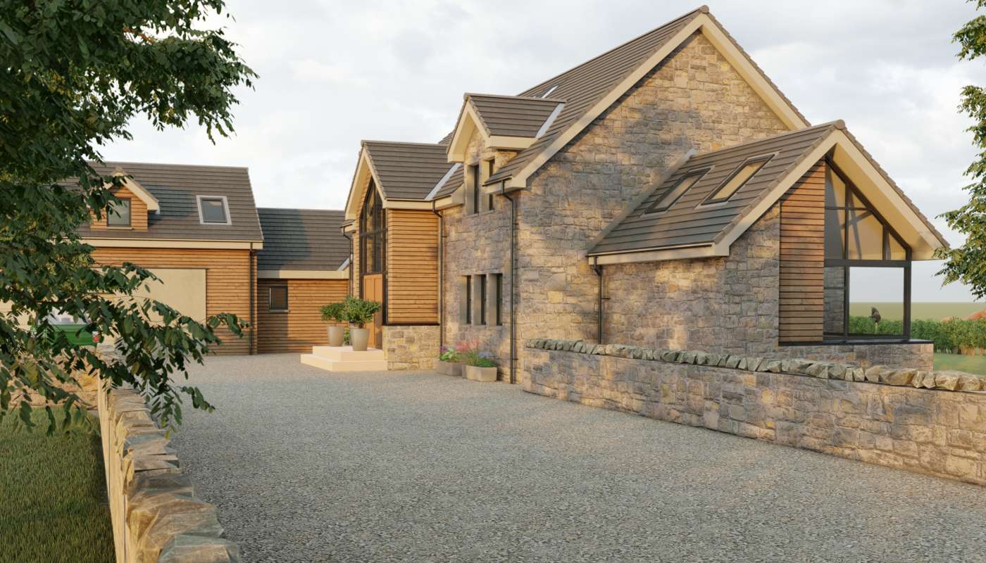 New Build at Denholm House, Denny