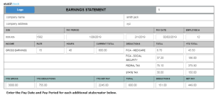 Online pay stub Online Paystub or Excel Sheet