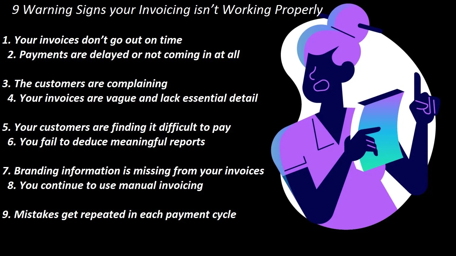 9 Warning Signs Your Invoicing Isn’t Working Properly Online Paystub