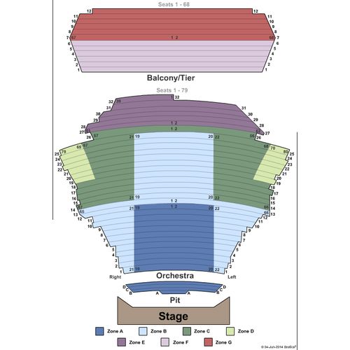 Center For The Performing Arts Seating Chart