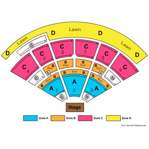 Isleta Amphitheater Detailed Seating Chart Review Home Decor