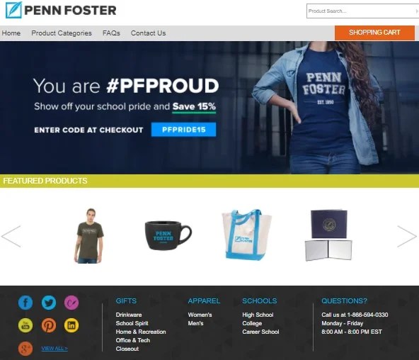 Penn Foster Bookstore Coupon Code Student Portal