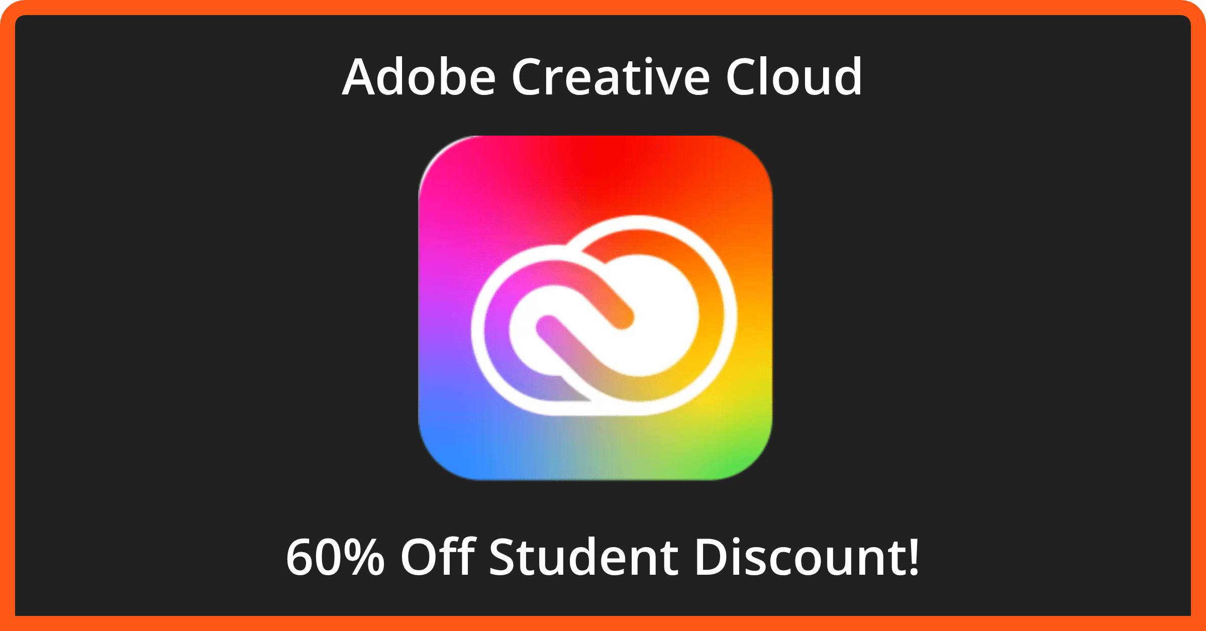 60 Off Adobe Creative Cloud Student Discount October 2024