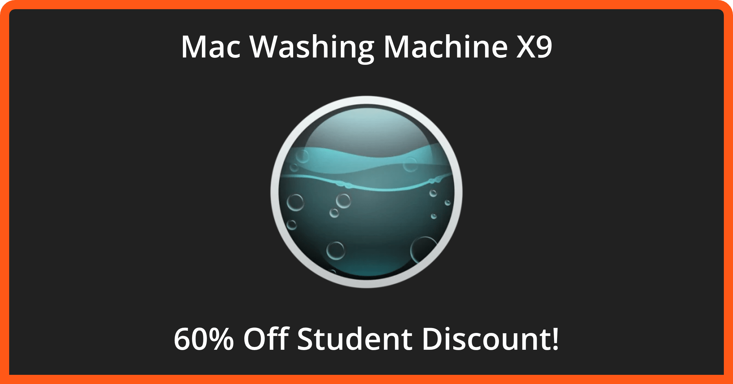 60 Off Mac Washing Machine X9 Student Discount September 2024