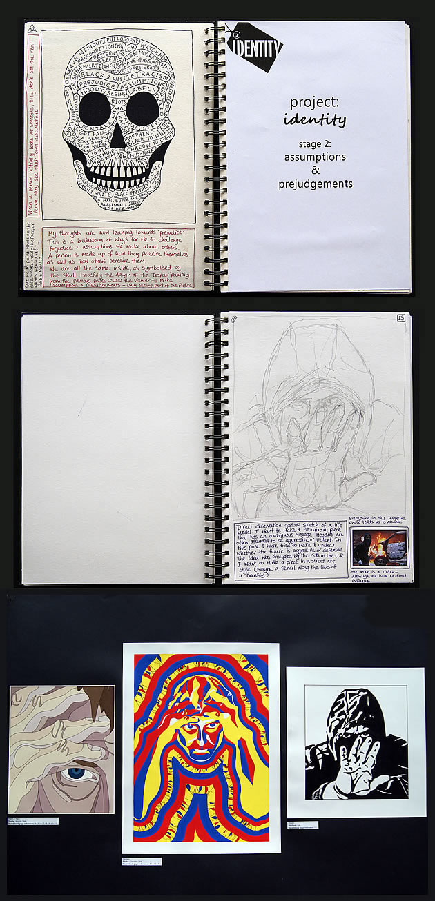 Top in the World Stunning SelfPortraits by an A Level Art Student