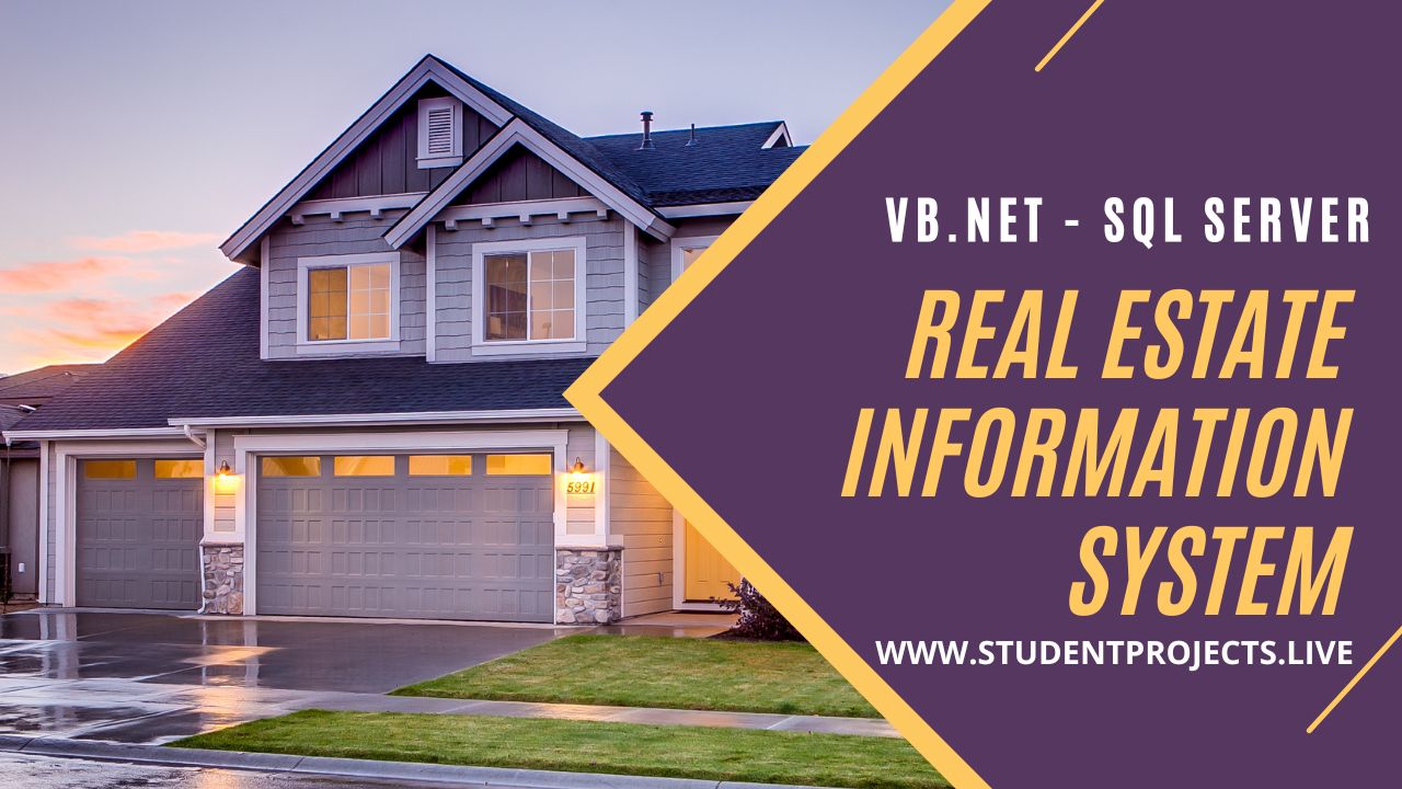 Real Estate Information System Student Projects Live