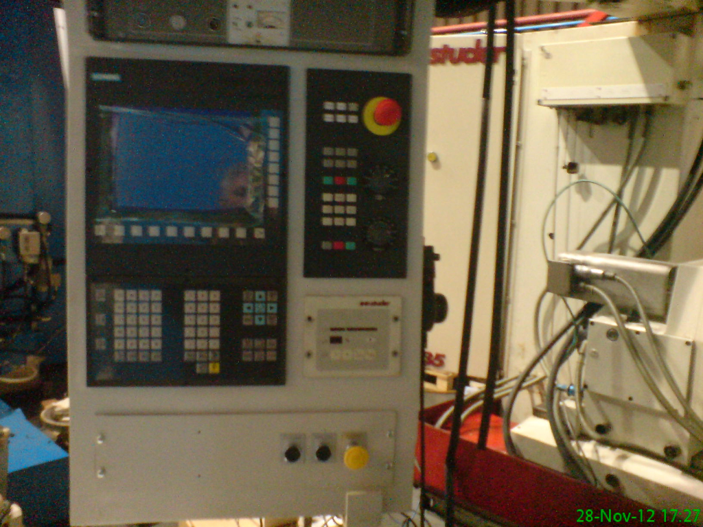 STUDER G S35 with NEW Siemens cnc AUTOMATIC B AXIS +/8.5 DEGREES