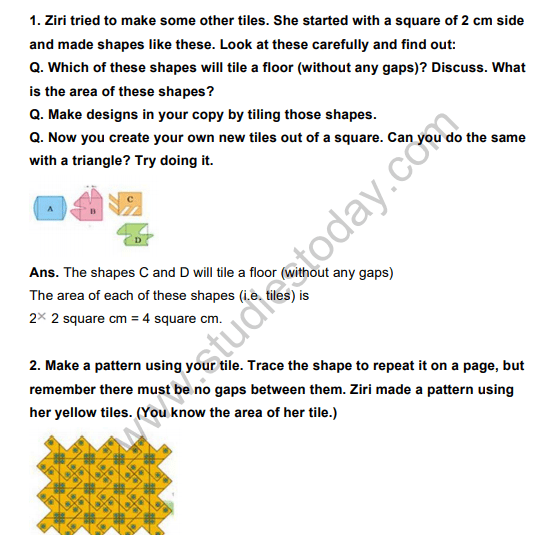 NCERT Solutions Class 5 Mathematics Chapter 3 How Many Squares