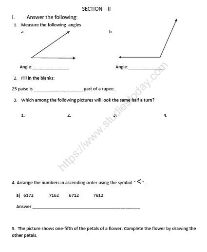 Download cbse class 12 applied physics question papers 2020 set wise. Cbse Class 5 Mathematics Sample Paper Set I