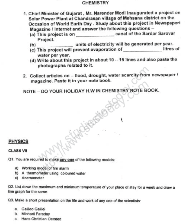 Class 7 Class VII Sample Papers pdf