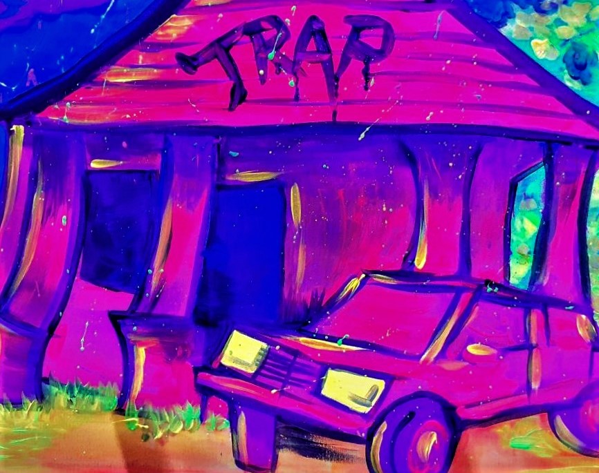 Trap and Paint Columbia! Back in 2020! Studio Cellar Columbia, SC