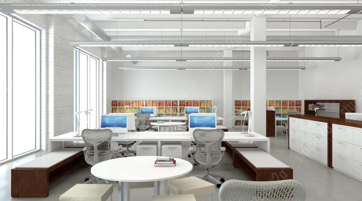 3d Rendering Design Concept Animation CHICAGO OFFICE DESIGN