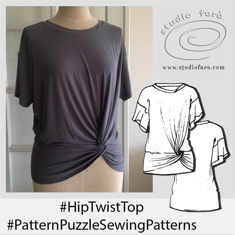 Studio Faro Hip Twist Top Sewing Instructions