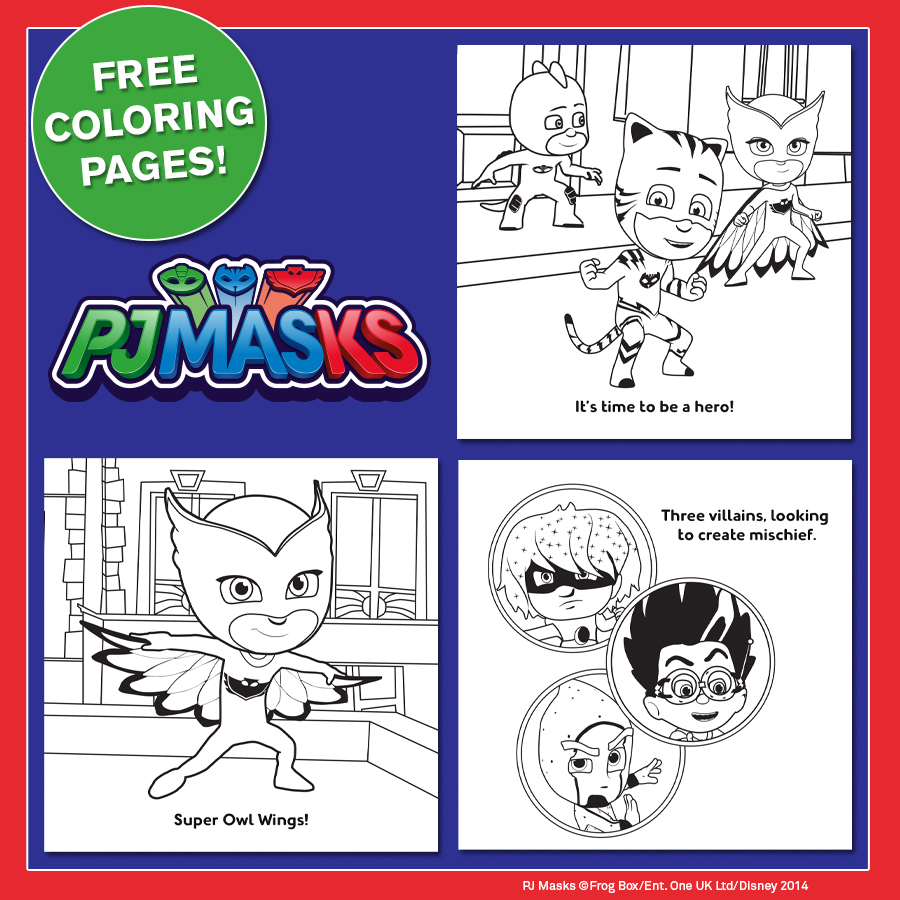 MustHave Activity Books for Summer + Free PJ Masks Coloring Pages