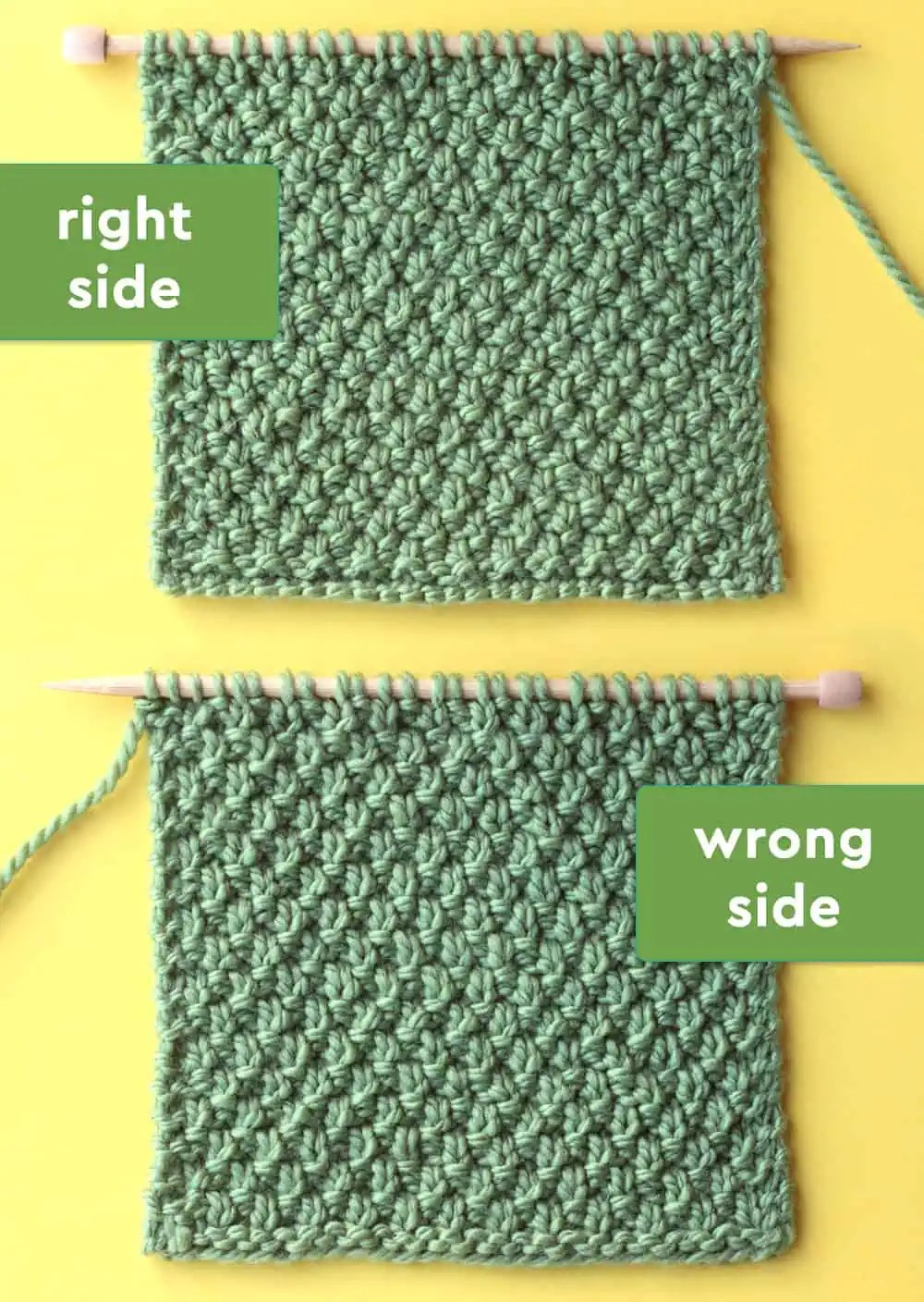 Irish Moss Stitch Knitting Pattern Studio Knit