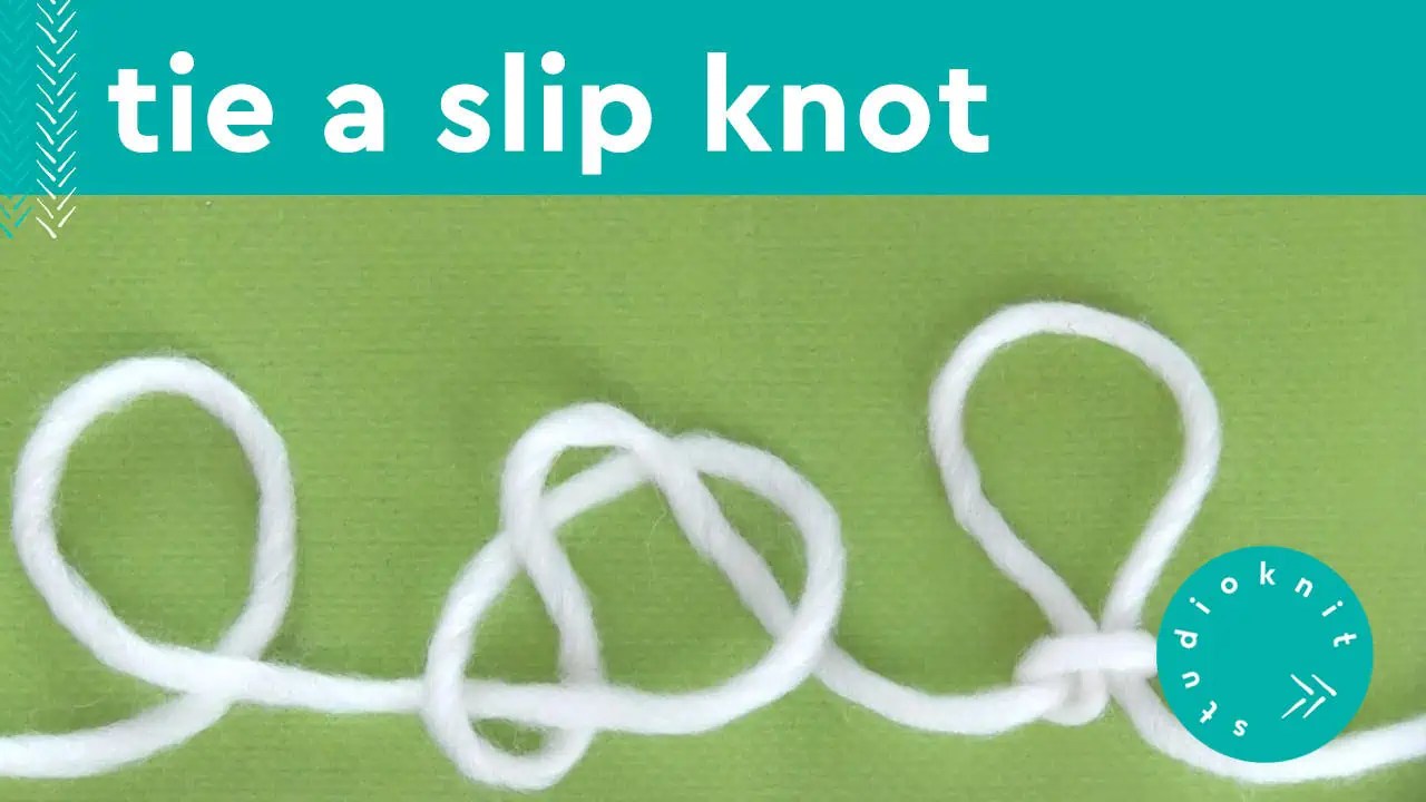 How to Tie a Slip Knot in 5 Steps Studio Knit