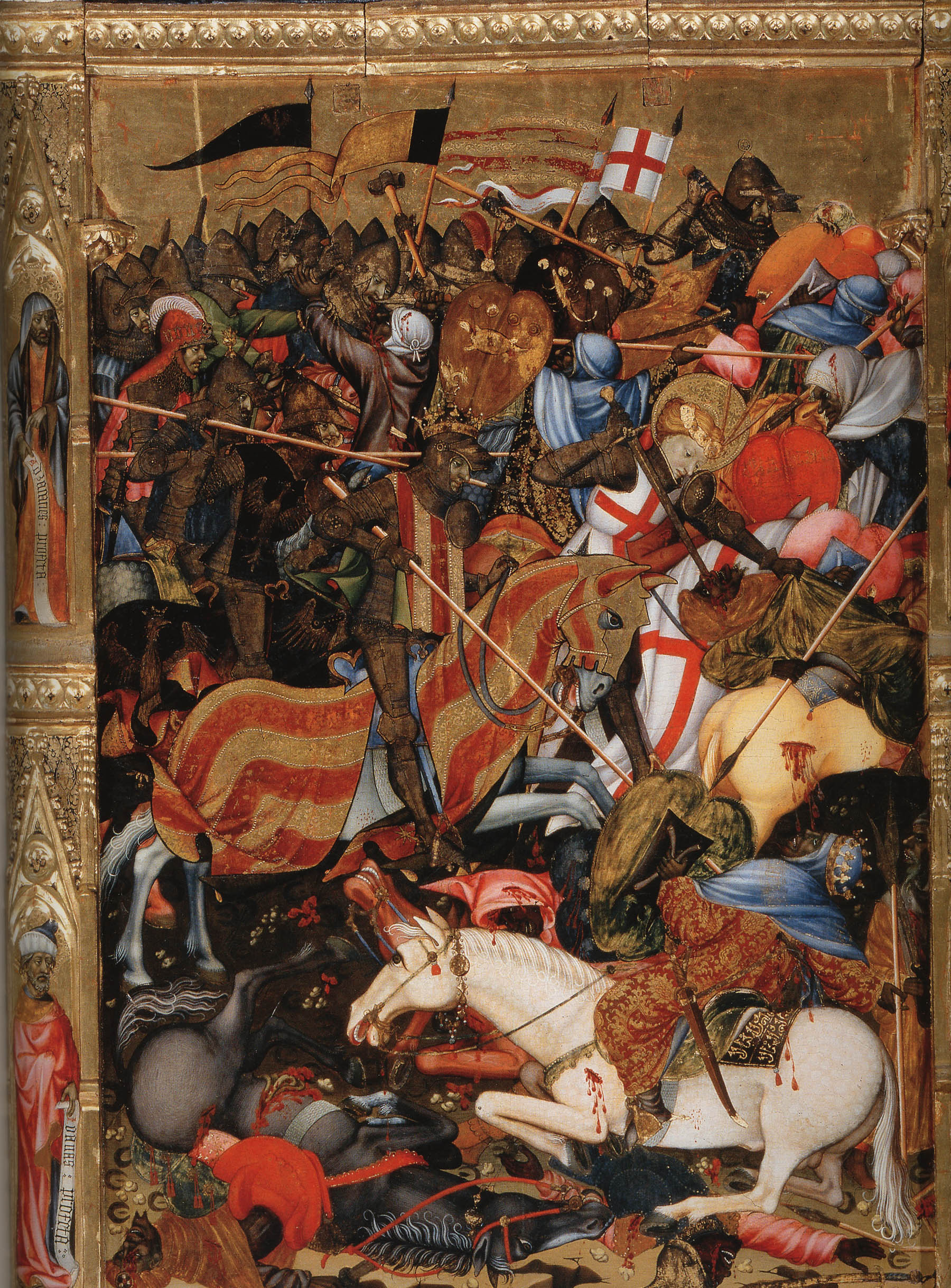 The Battle of El Puig on the Alterpiece of St Valencia, Spain