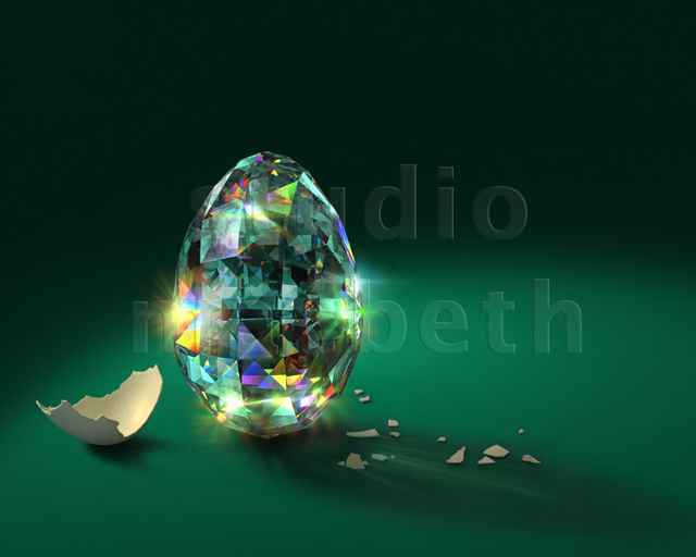 crystal egg Studio Macbeth