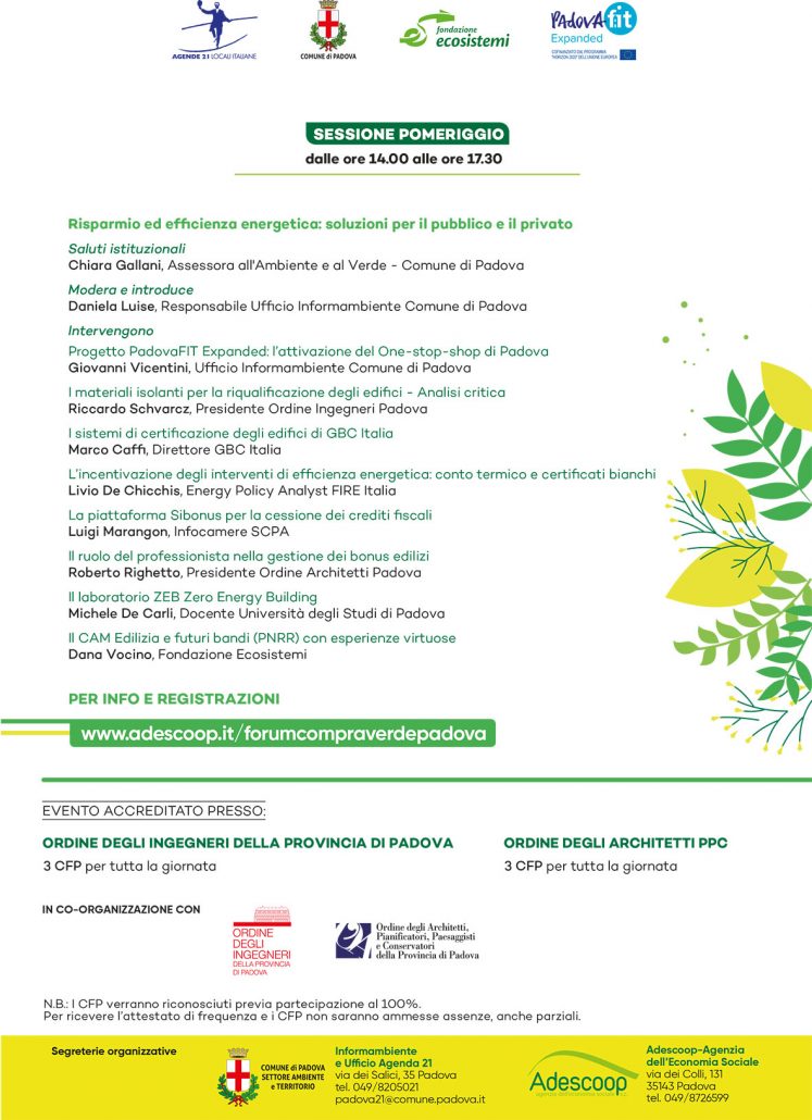 Forum Compraverde Padova – Giovedì 11 Novembre 2021 Sala Paladin Palazzo Moroni – 3 Cfp – Studio Schvarcz 1030_x_747_jpg