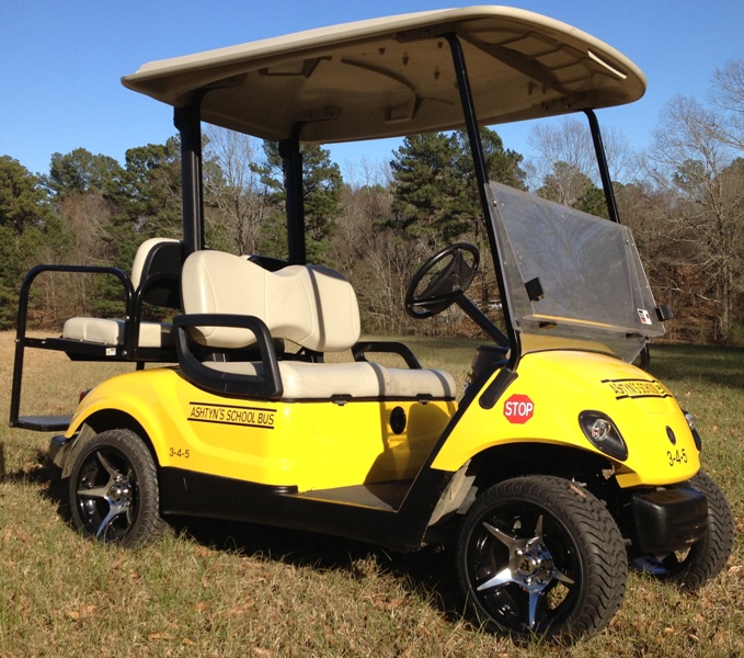 Buggies Gone Wild Golf Cart Forum - Christmas Present School Bus Project