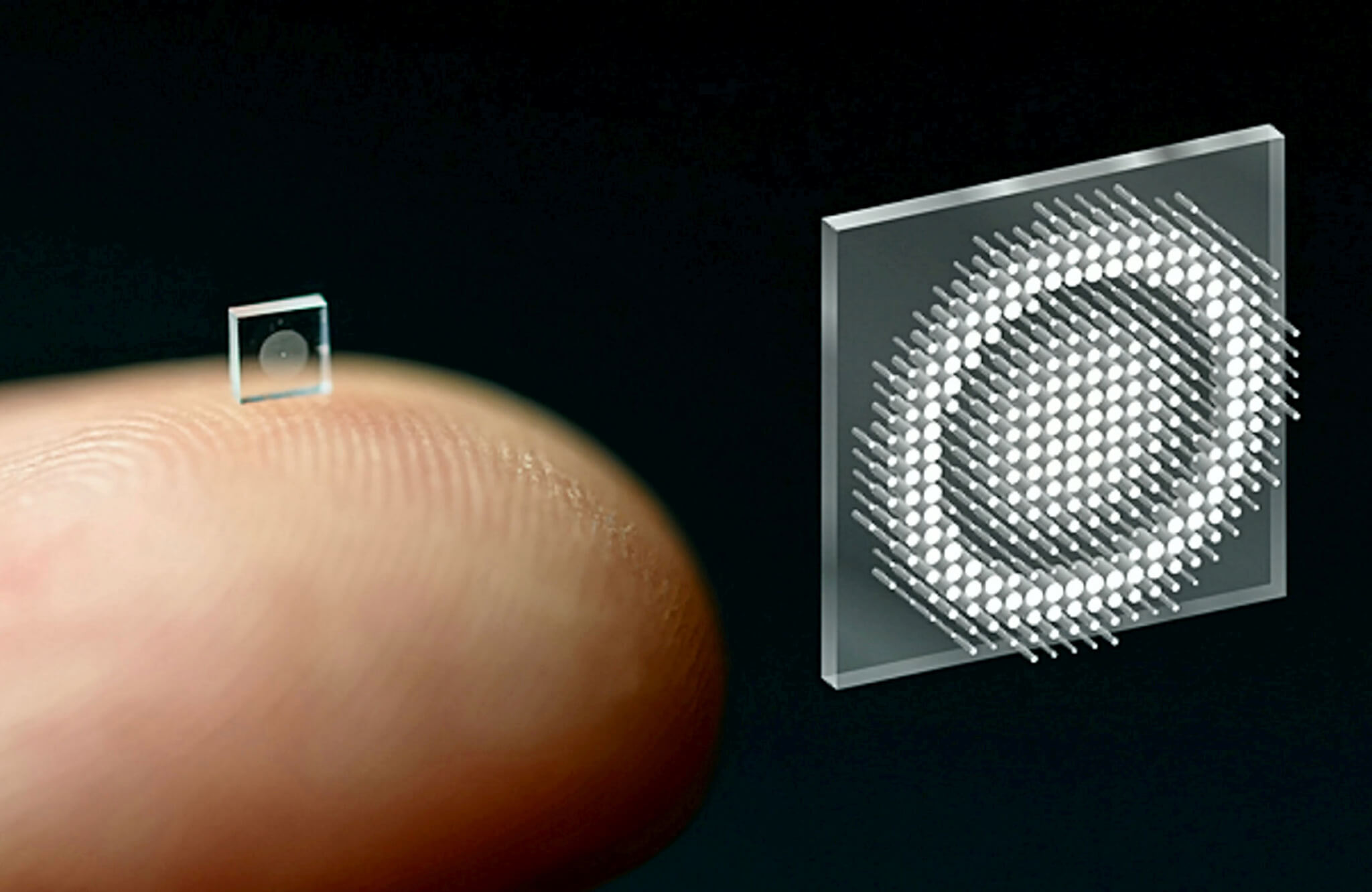 World's tiniest camera the size of a grain of salt created by