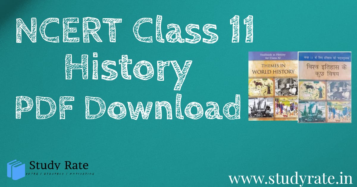 Class 11 NCERT of History Book PDF Download English and Hindi Medium