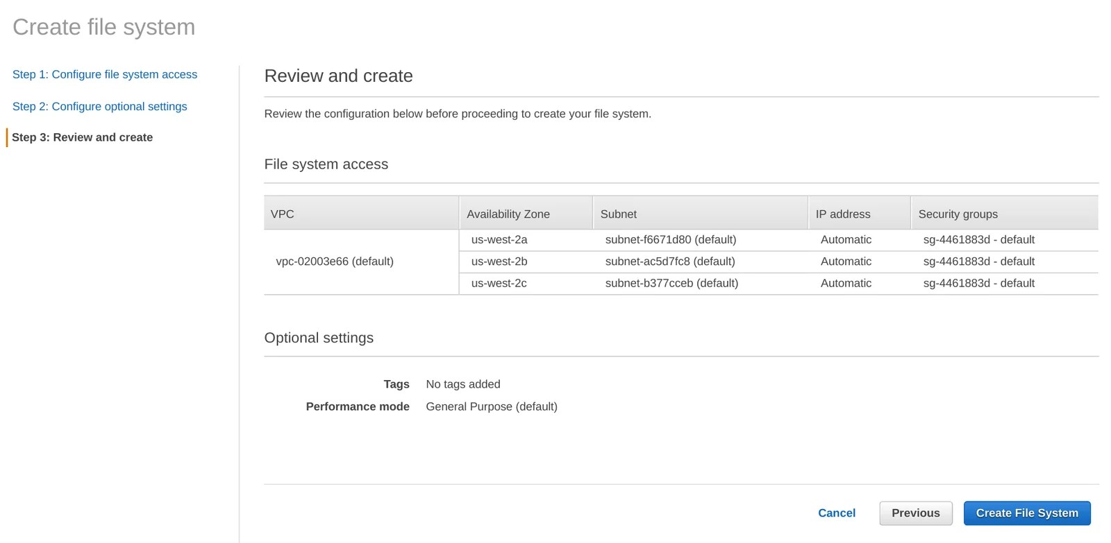 Mount Amazon Elastic File System (EFS) to EC2 StudyTrails