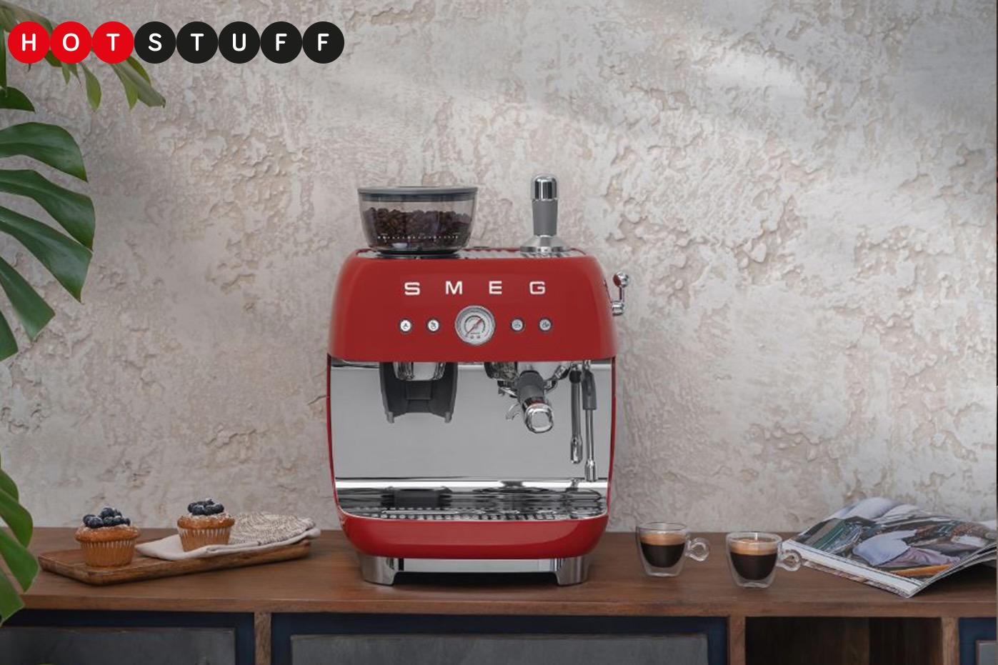 The Smeg Espresso Manual Coffee Machine is your onestop caffeine station Stuff