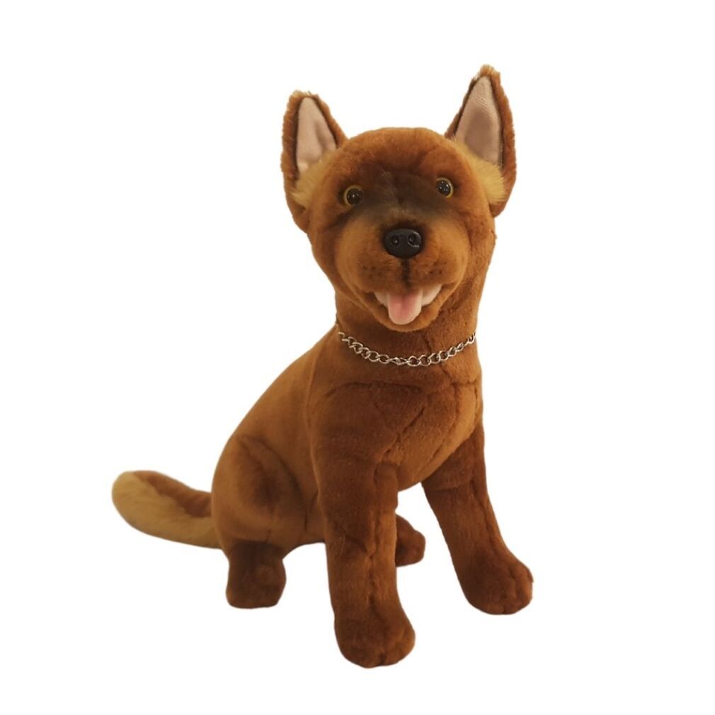 Ruby the Kelpie Dog Soft Plush Toy Red Dog Bocchetta Plush Toys 28cm
